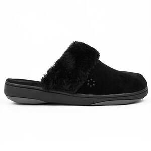 NEW TEMPUR-PEDIC women's kensley scuff slippers in black